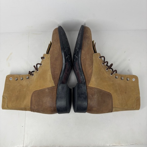 Ariat Tan and Brown Cowboy Boots - Picture 5 of 7